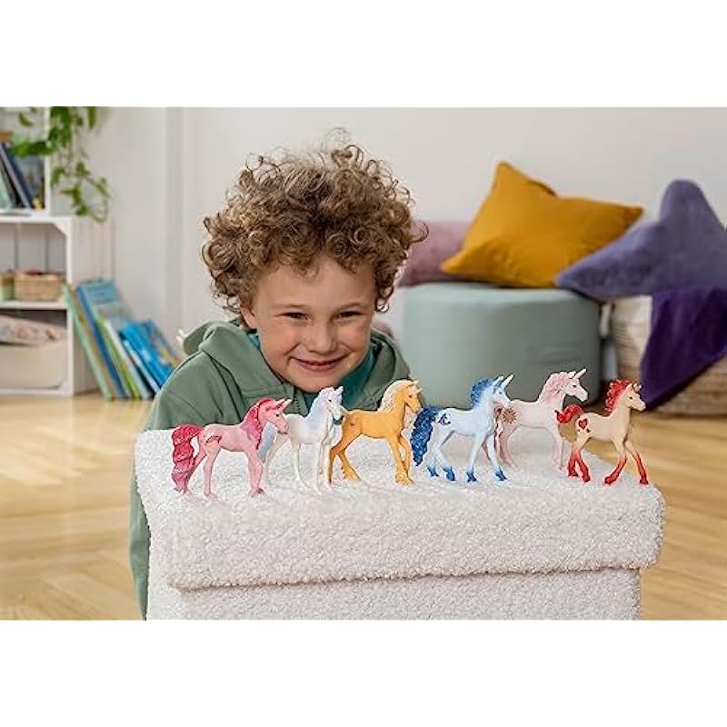 Schleich bayala, Limited Edition Collectible Unicorn Toys for Girls and Boys, Gemstone Unicorn Figurines, Opal