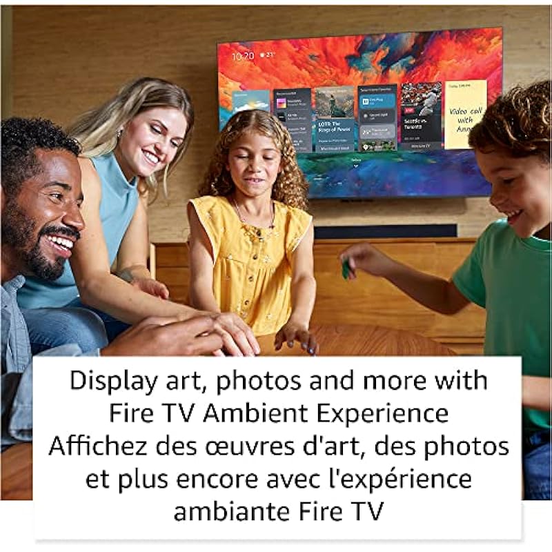 Amazon Fire TV 55″ Omni QLED Series 4K UHD smart TV, Dolby Vision IQ, Local Dimming, Fire TV Ambient Experience, hands-free with Alexa