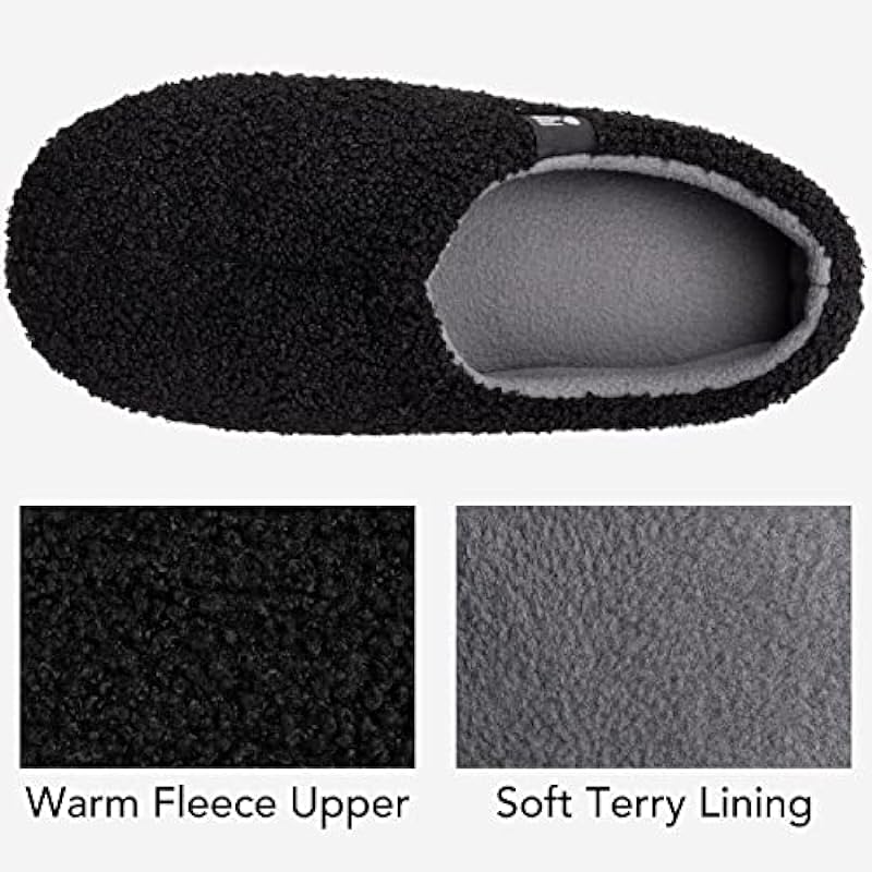 RockDove Women’s Teddy Fleece Closed Back Indoor Slipper