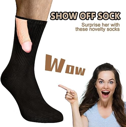 Christmas Gifts for Men Socks Funny Mens Gifts,White Elephant Gifts for Him Boyfriend Gag Gifts Stocking Stuffers for Adults