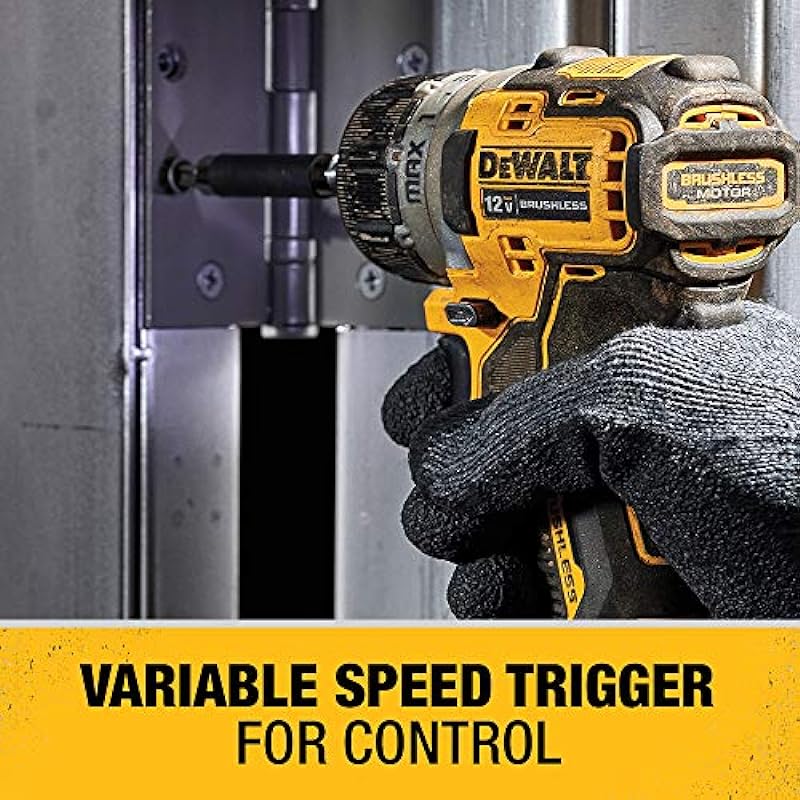 DEWALT 12V MAX XTREME Compact Brushless Screwdriver kit 1/4 in. 15 clutch settings (DCF601F2)