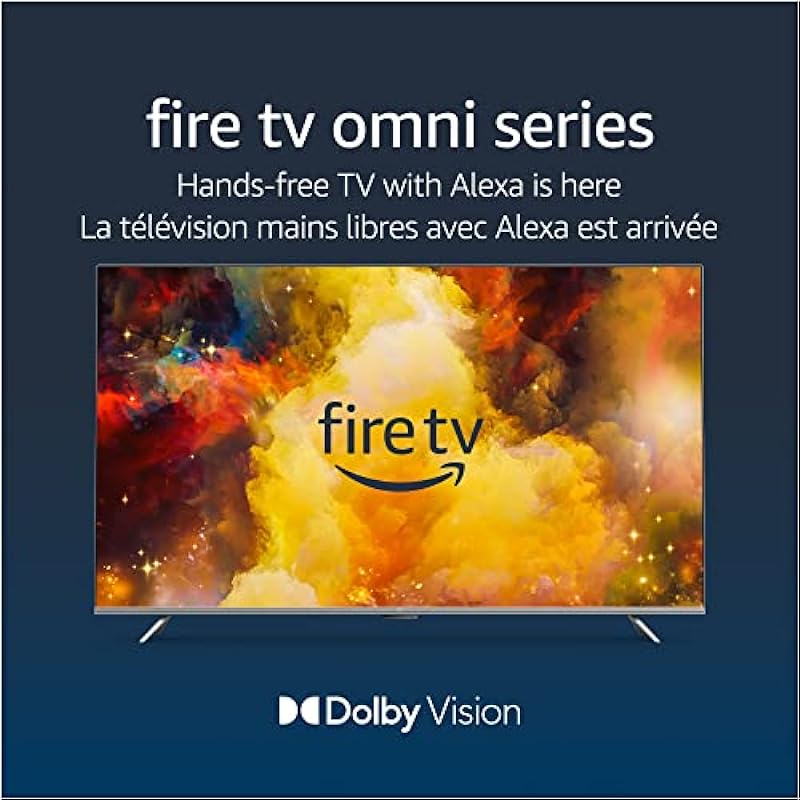 Amazon Fire TV 65″ Omni Series 4K UHD smart TV with Dolby Vision, hands-free with Alexa