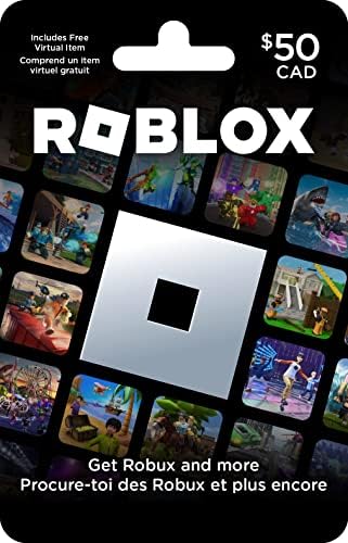 Roblox Physical Gift Card (Canada Only) (Includes Free Virtual Item)