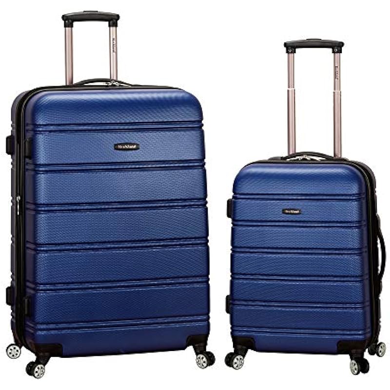 Rockland 2-Piece Expandable Spinner Set, Blue, 20-Inch/28-Inch