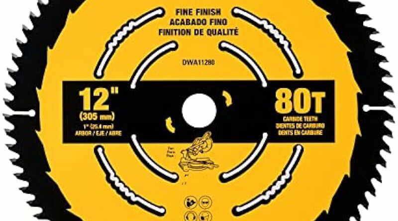 DEWALT 12 in. 80T Fine Finish Saw Blade (DWA11280)