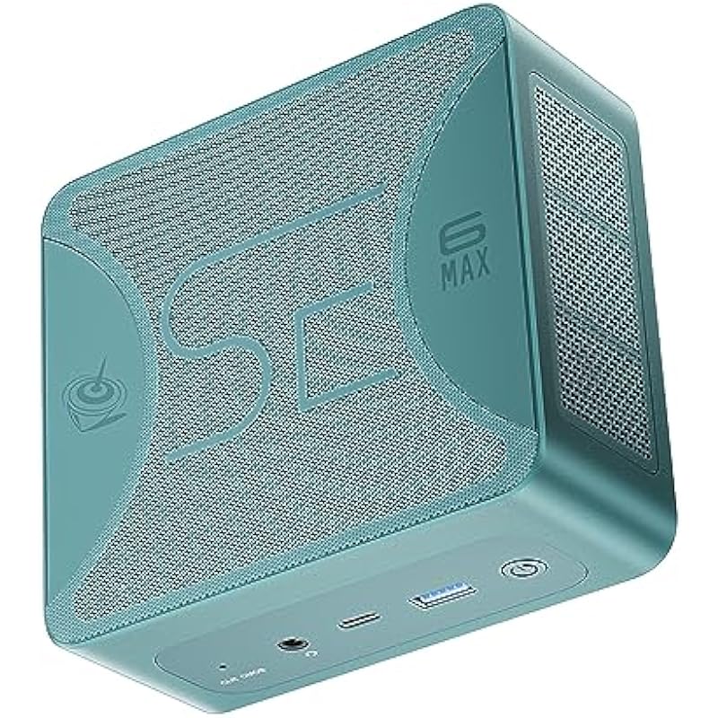 Beelink SER6 MAX Mini PC, AMD Ryzen 7 6900HX(up to 4.9GHz) 6C/12T, Mini Computer 32GB DDR4 RAM 1TB NVMe SSD, Mini Desktop Computer 4K 60Hz Quad Display HDMI&DP&Dual USB-C WiF6 BT5.2 WOL 54W HTPC