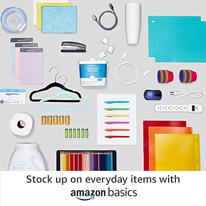 Amazon Basics Expandable Metal Hanging Storage Organizer Rack Wardrobe with Shelves, 14″-63″ x 58″-72″, Chrome