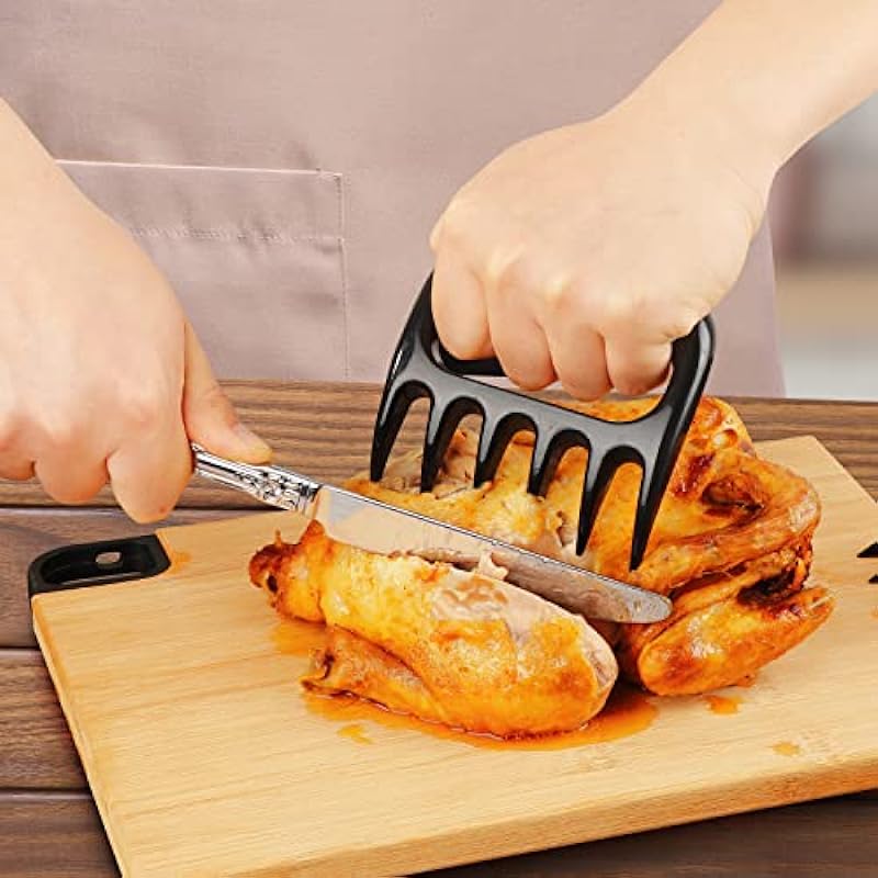 Meat Shredder Claws for Shredding, Bear Meat Paws, Barbecue Tools for Handling Turkey, Chicken and Pulled Pork, BBQ Grill Accessories for Smoker, Kitchen Cooking Gifts for Thanksgiving Christmas