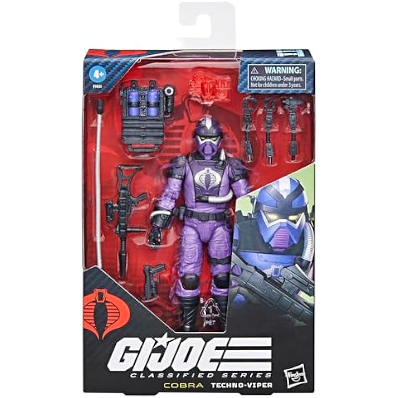 G.I. Joe Classified Series #117, Techno-Viper, Collectible 6-Inch Action Figure with 8 Accessories