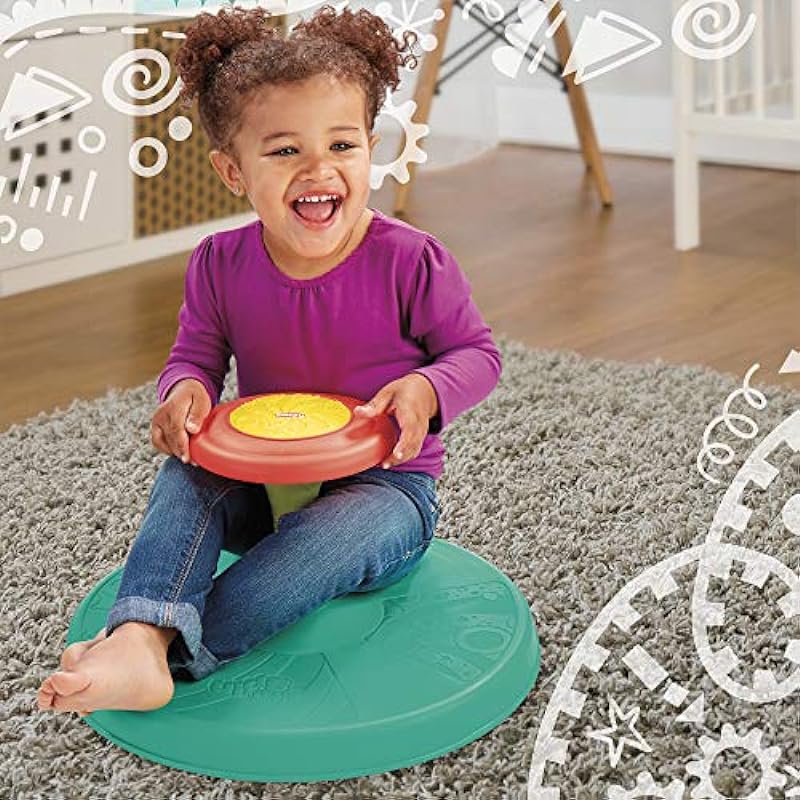 Playskool Sit ‘n Spin Classic Spinning Activity Toy for Toddlers Ages Over 18 Months (Amazon Exclusive),Multicolor