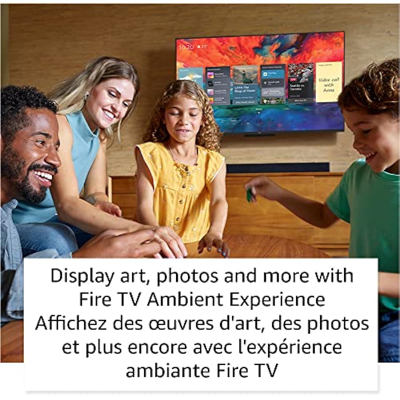 Amazon Fire TV 43″ Omni QLED Series 4K UHD smart TV, Dolby Vision IQ, Fire TV Ambient Experience, hands-free with Alexa