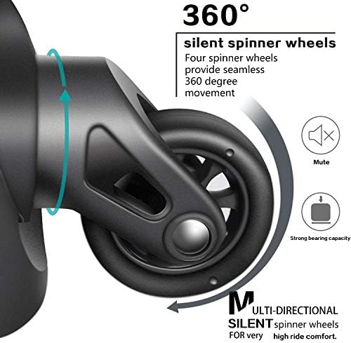 Coolife Luggage 3 Piece Set Suitcase Spinner Hardshell Lightweight TSA Lock 4 Piece Set