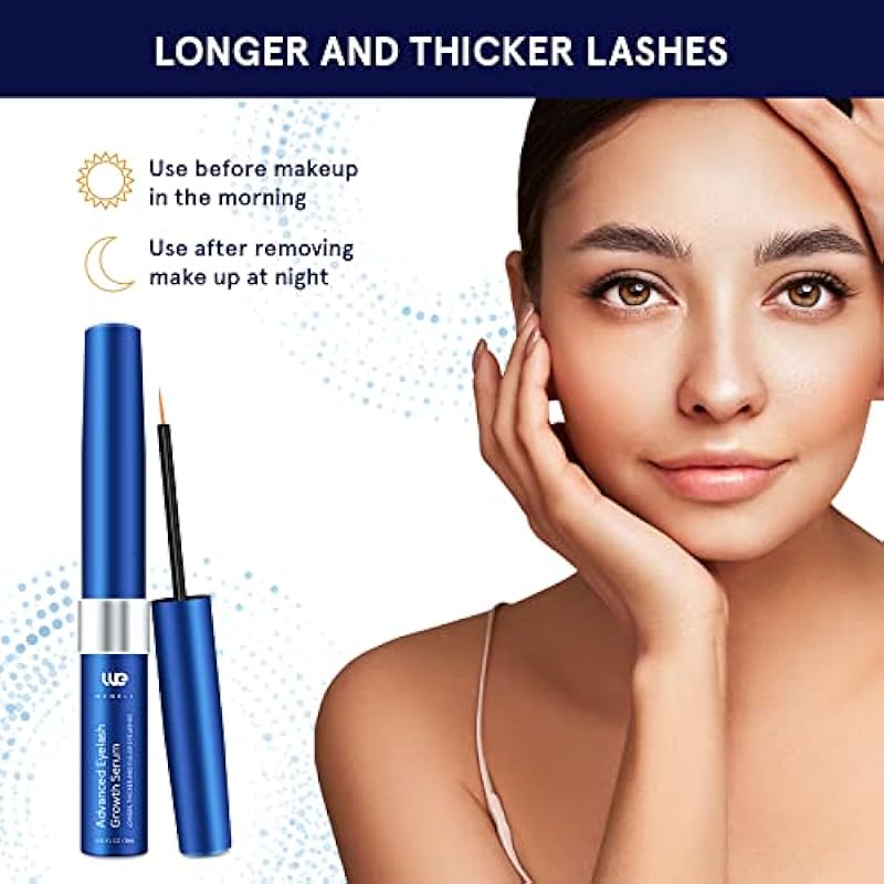 Lash Serum, Eyelash Growth Serum, Eyelash Serum, Lash Serum Growth, Boost Lash Growth Serum, Advanced Formula for Longer, Fuller, and Thicker Lashes, 3 ML