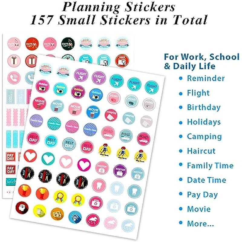 Tobeape Desk Calendar 2024,Large 17”x12” Desktop Wall Calendar,Jul 2023 to Dec 2024,18 Monthly Calendar with Planner Stickers &Hanging Rope,Desk Calendar 2023-2024 for Home School Office-FLoral