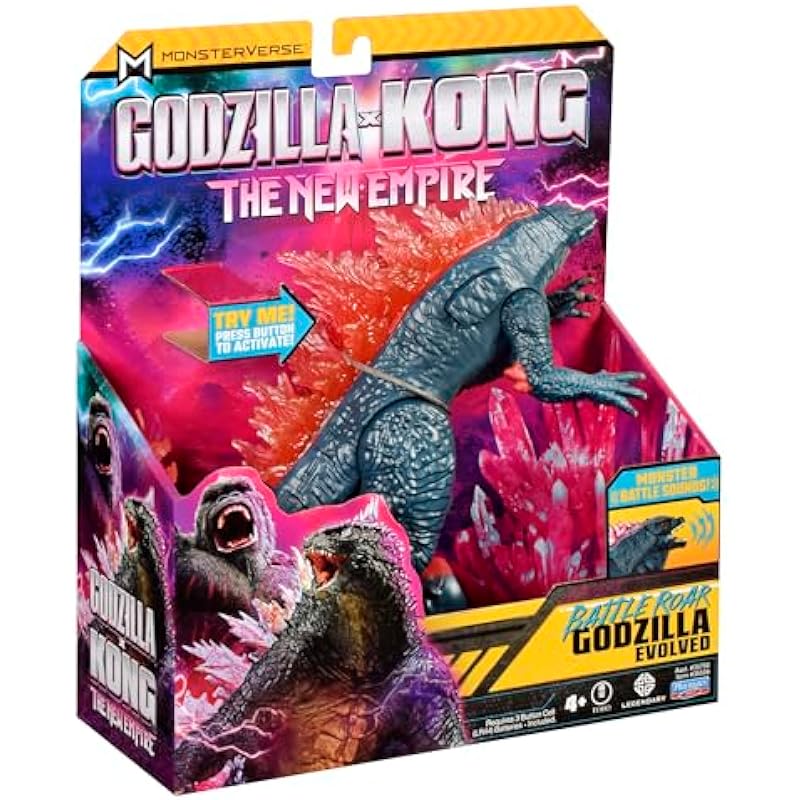 Godzilla x Kong : The New Empire – 7″ Battle Roar Godzilla Figure by Playmates Toys