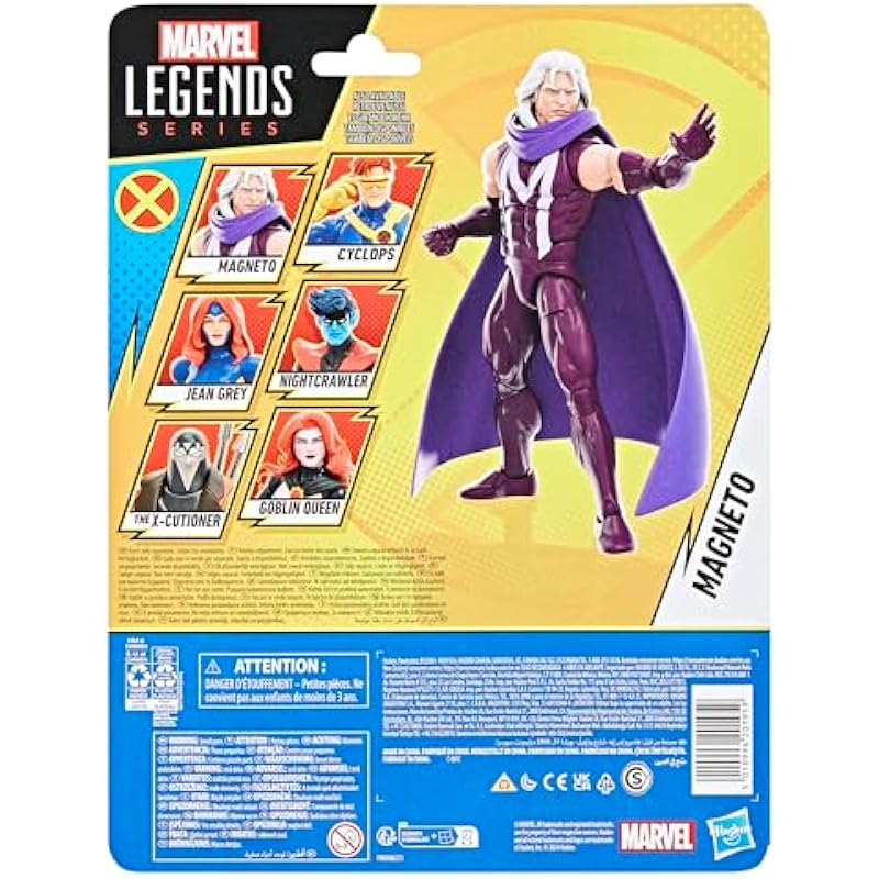 Marvel Legends Series Magneto, X-Men ‘97 Collectible 6-Inch Action Figure