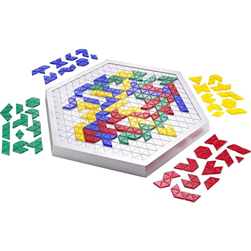 Blokus Trigon Strategy Board Game, Family Game for Kids & Adults with Hexagonal Board & Triangular Pieces