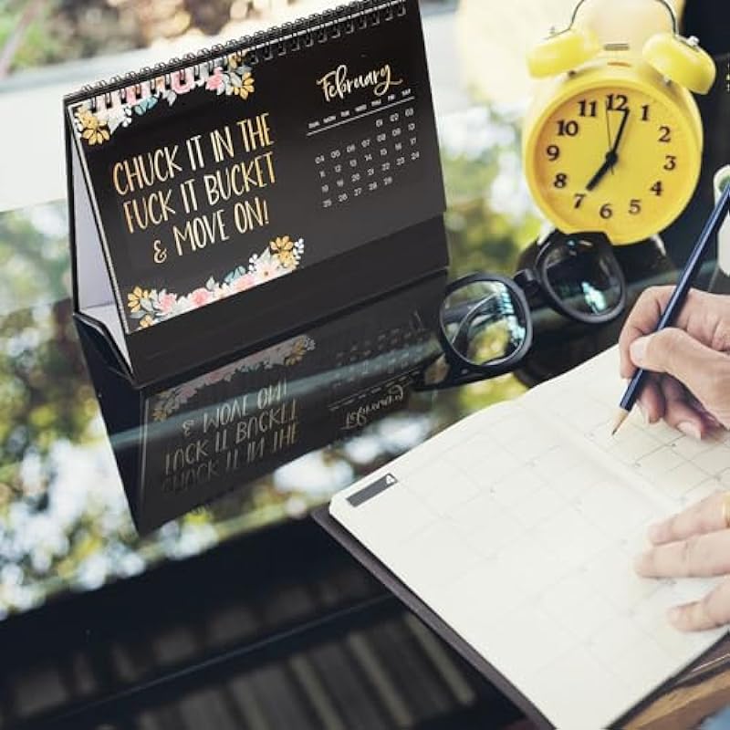 Fu-ck It Calendar,Sweary Calendar 2024,Desk Calendar 2024, 2024 Calendar For Tired-Ass Women,Monthly Planner Monthly Calendar for Family School Office