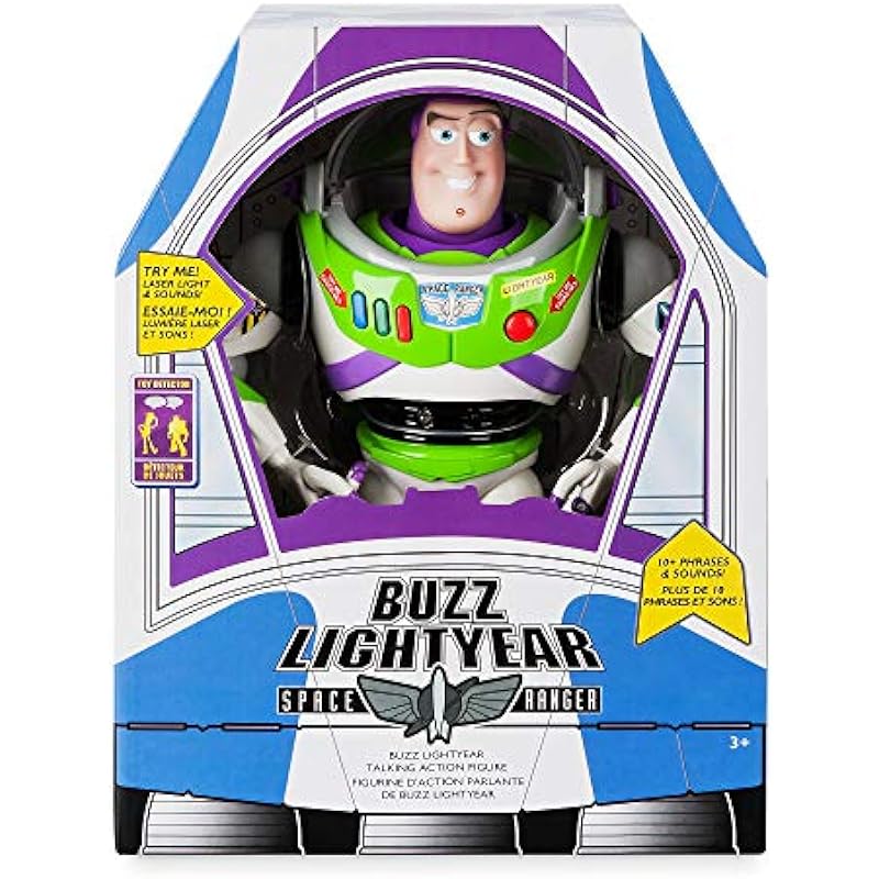 Disney Buzz Lightyear Interactive Talking Action Figure – 12 Inches