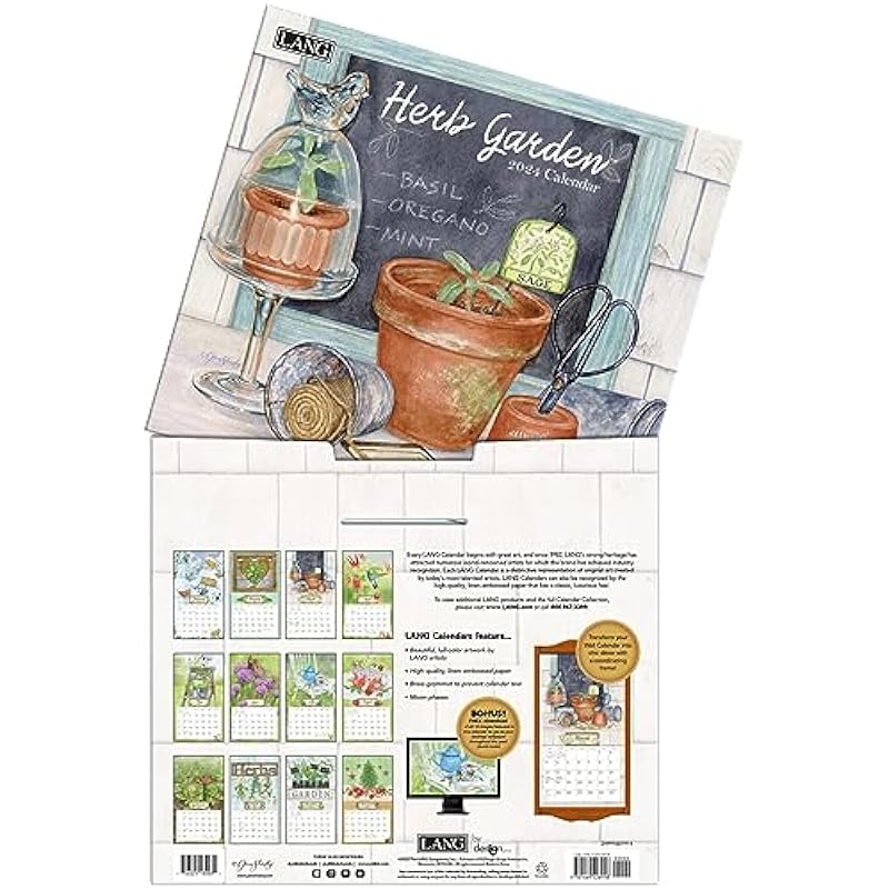 LANG Herb Garden 2024 Wall Calendar (24991001914) Multi