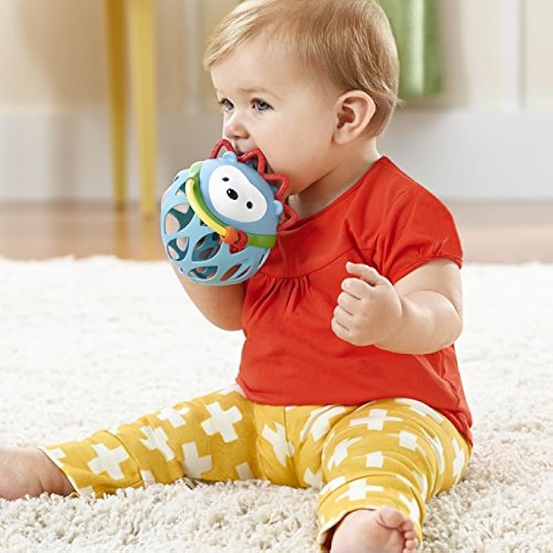 Skip Hop Baby Rattle Toy, Explore and More Roll Around Rattle, Hedgehog