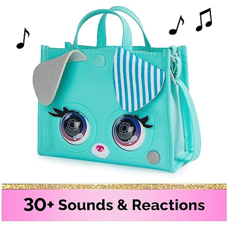 Purse Pets, VIPooch Puppy Tote Bag Interactive Pet Toy and Crossbody Purse with Over 30 Sounds and Reactions, Kids Toys for Girls Ages 4 and up