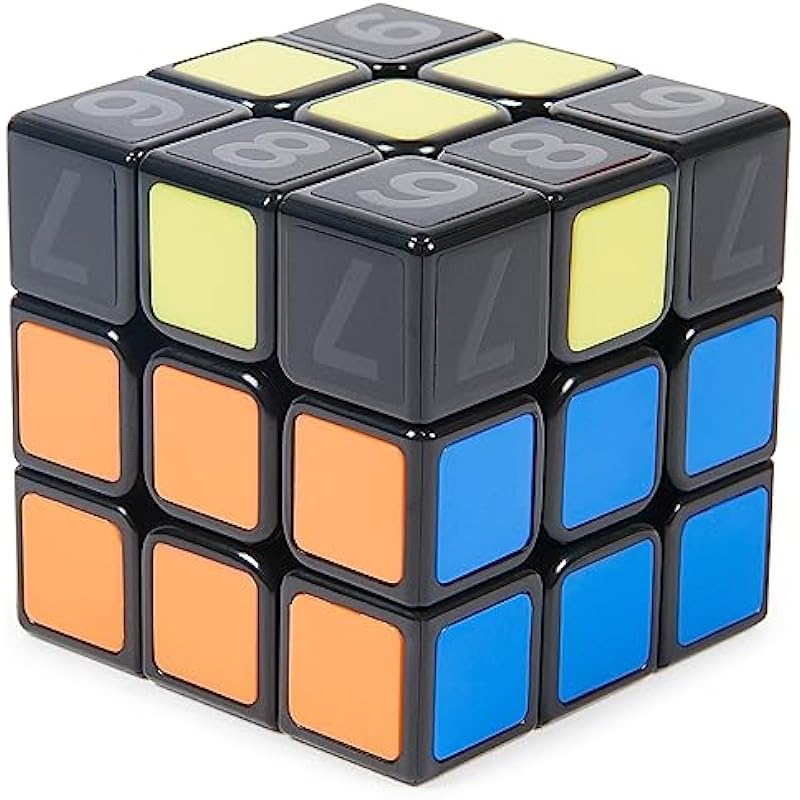 Rubik’s Coach Cube, Learn to Solve 3×3 Cube with Stickers, Guide, & Videos | Stress Relief Fidget Toy | Adult Toy Fidget Cube | for Ages 8 and up