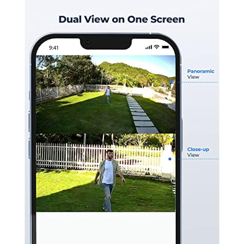 REOLINK PTZ Security Camera System 4K, IP PoE 360 Camera with Dual-Lens, Auto 6X Hybrid Zoomed Tracking, 355 Pan & 90 Tilt, Outdoor Surveillance, AI Detection, Trackmix PoE