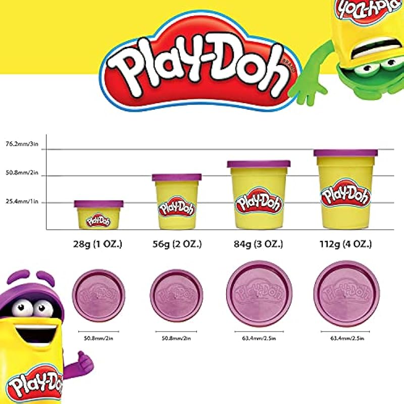 Play-Doh 24-Pack of Modeling Compound for Kids Toys for 2 Year Old and Up, 3-Ounce Cans, Great for Arts and Crafts, Party Favors