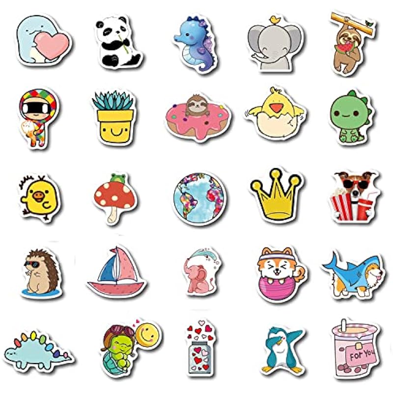 Stickers for Water Bottles, 200PCS Water Bottle Stickers for Kids, Waterproof Stickers Vinyl Stickers, Cute Stickers Pack