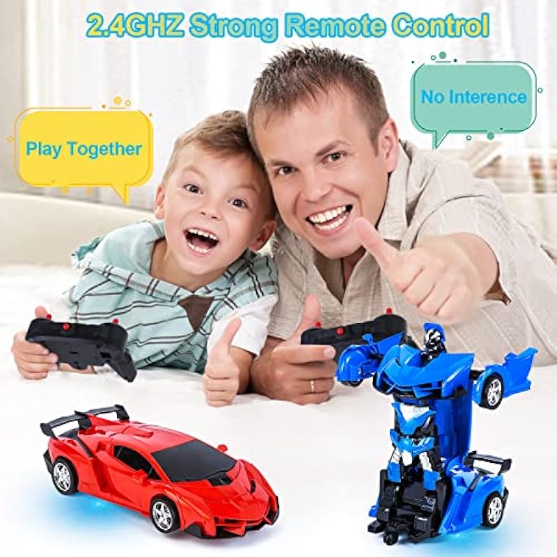 Refasy Children Remote Control Deformation Cars Toys for Kids-Hot Gift
