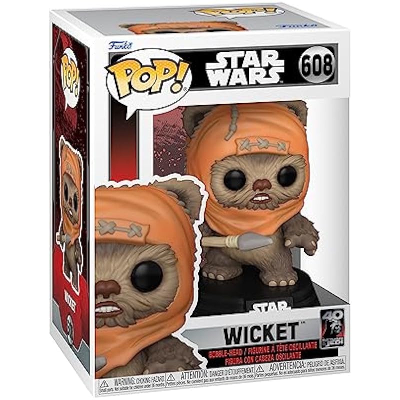 Funko Pop! Star Wars: Return of The Jedi 40th Anniversary, Wicket