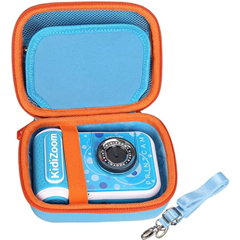 Mchoi Hard Carrying Case Suitable for VTech/KidiZoom PrintCam & Thermal Rolls Print Camera Refill Paper, Shockproof Creator Cam Accessories Travel Protective Case, Case Only