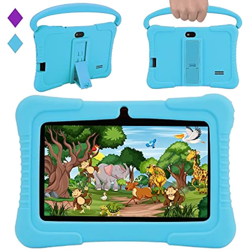 Veidoo Kids Tablet, 7 inch Android Tablet PC, 2GB RAM 32GB ROM, Safety Eye Protection IPS Screen, WiFi, Dual Camera, Games, Parental Control APP, Learning Tablet for Kids