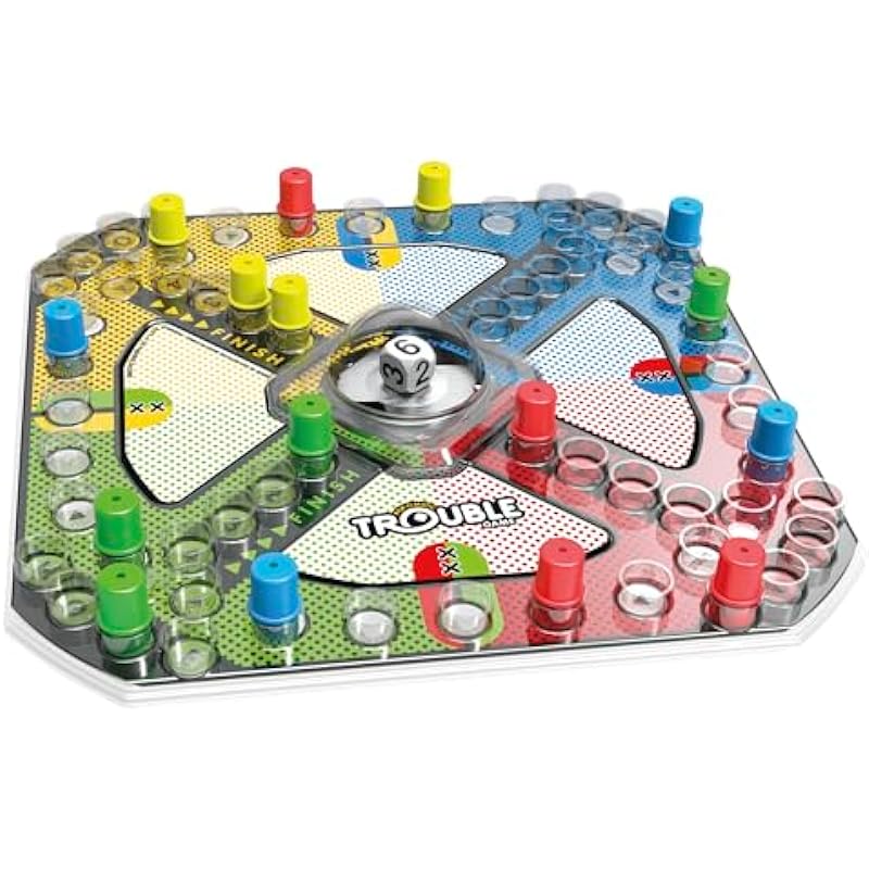 Trouble Board Game for Kids Ages 5 and Up 2-4 Players