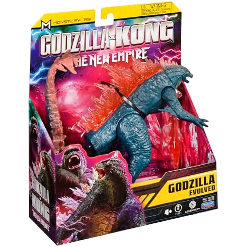 Godzilla x Kong : The New Empire : 6″ Godzilla Evolved (w/Heat Ray) by Playmates Toys