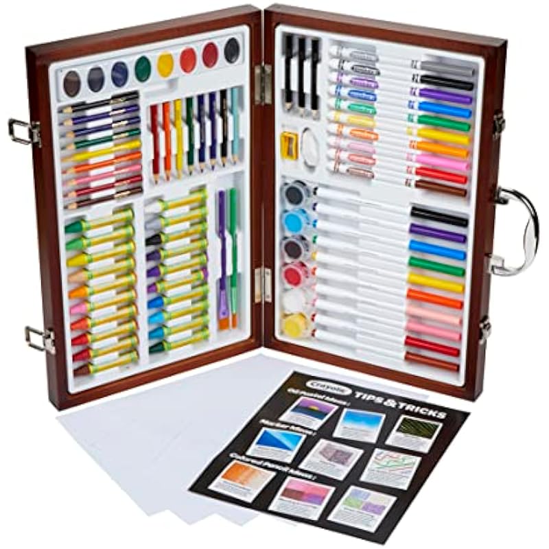 Crayola Wooden Deluxe Art Set, Arts & Crafts