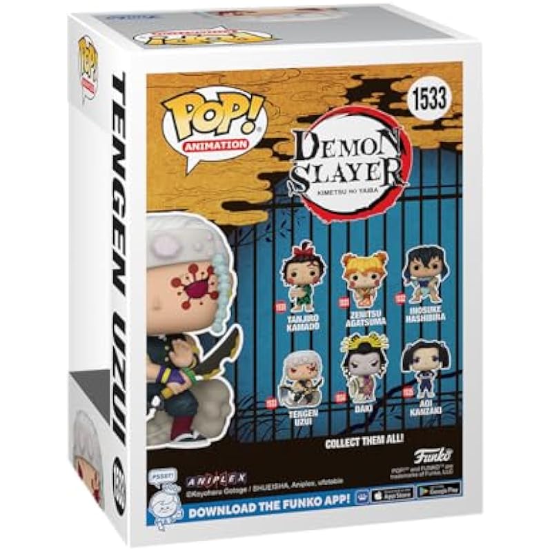 Funko Pop! Animation: Demon Slayer – Tengen Uzui with Chase (Styles May Vary)