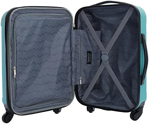 Travelers Club Unisex-Adult Midtown Hardside 4-Piece Luggage Travel Set Luggage Set