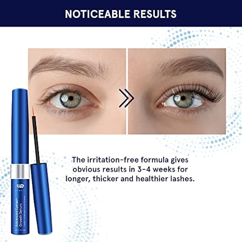 Lash Serum, Eyelash Growth Serum, Eyelash Serum, Lash Serum Growth, Boost Lash Growth Serum, Advanced Formula for Longer, Fuller, and Thicker Lashes, 3 ML