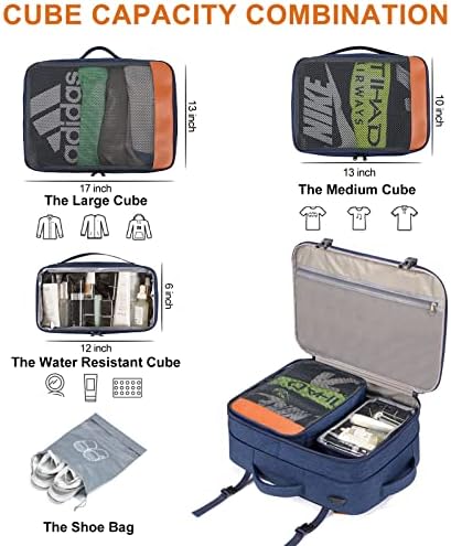 Lumesner Carry on Backpack, Extra Large 40L Flight Approved Travel Backpack for Men & Women