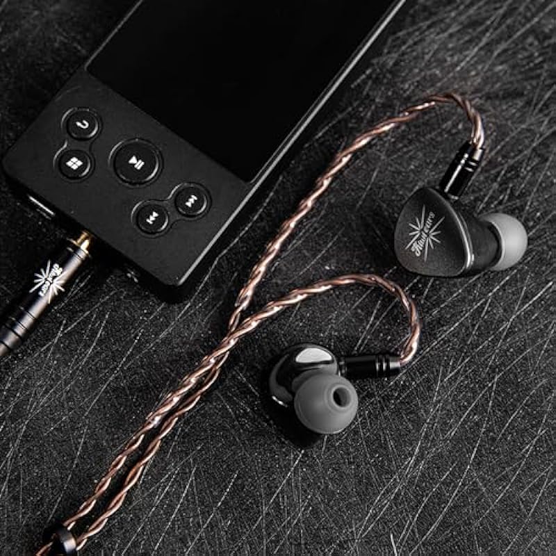 Linsoul Kiwi Ears Melody 12mm Planar Driver in Ear Monitor, HiFi Wired Earbuds IEM, with 3D-Printed Shell, Detachable 2Pin IEM Cable for Musician