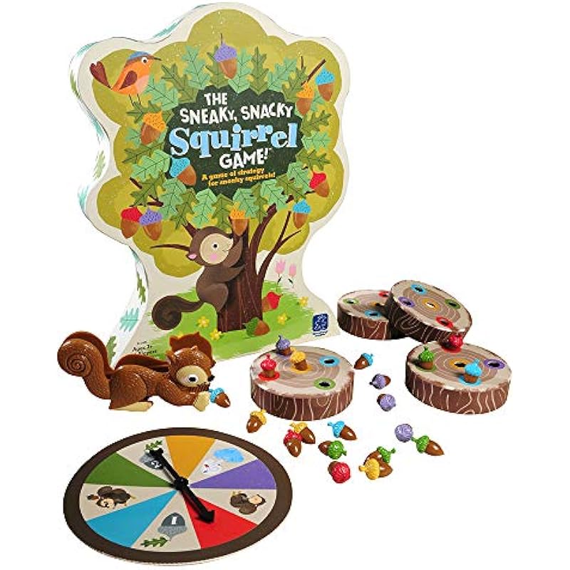 Educational Insights The Sneaky, Snacky Squirrel Game for Preschoolers & Toddlers, Game for Boys & Girls, Ages 3+