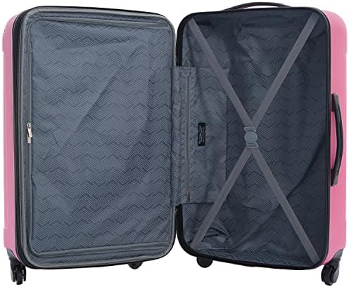 Travelers Club Unisex-Adult Midtown Hardside 4-Piece Luggage Travel Set Luggage Set