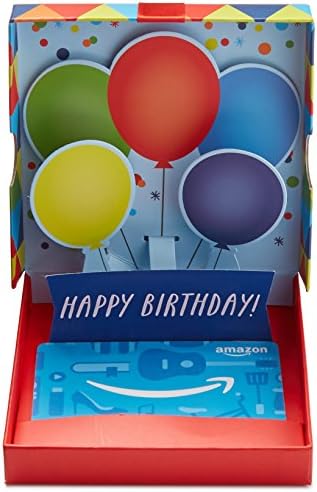 Amazon.ca Gift Card for Any Amount in Birthday Pop-Up Box