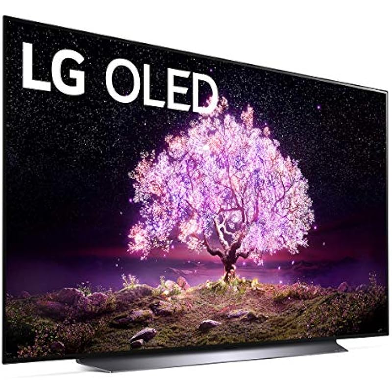 LG OLED C1 Series 83” Alexa Built-in 4k Smart TV (3840 x 2160), 120Hz Refresh Rate, AI-Powered 4K, Dolby Cinema, WiSA Ready, Gaming Mode (OLED83C1PUB, 2021)