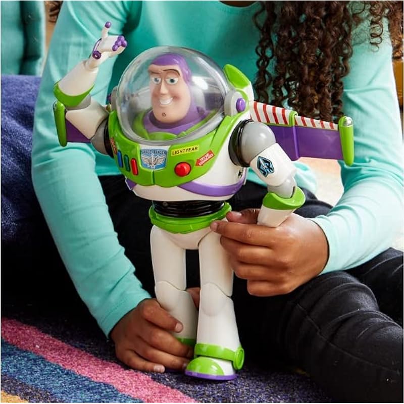 Disney Buzz Lightyear Interactive Talking Action Figure – 12 Inches