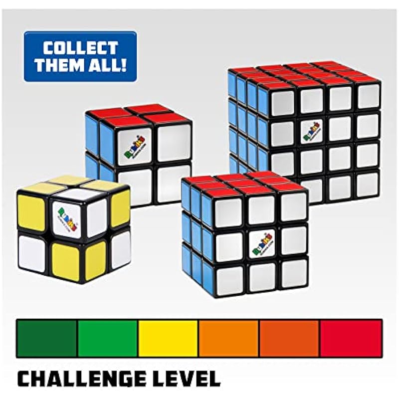 Rubik’s Coach Cube, Learn to Solve 3×3 Cube with Stickers, Guide, & Videos | Stress Relief Fidget Toy | Adult Toy Fidget Cube | for Ages 8 and up