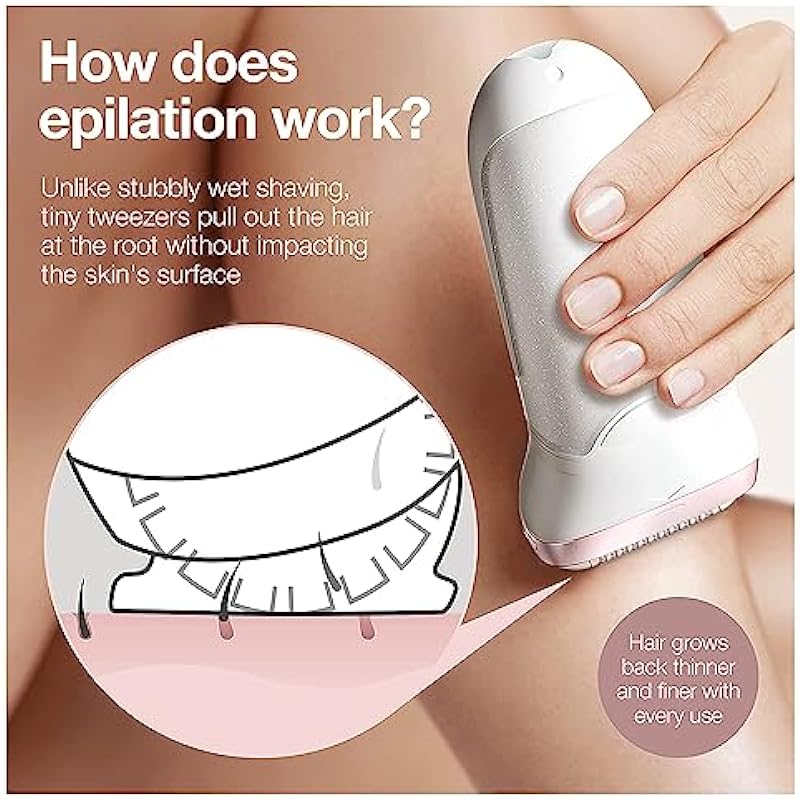 Braun Epilator, Hair Removal for Women, Series 9-890 Silk-Epil Sensosmart Epilator with Shaver and Face/Bikini Trimmer