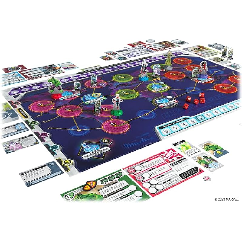 Marvel D.A.G.G.E.R. Board Game – Super Hero Strategy Game – Cooperative Game for Kids and Adults – Ages 12+ – 1-5 Players – Average Playtime 3-4 Hours – Made by Fantasy Flight Games